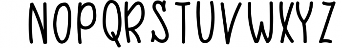 January - A Modern Hand Drawn Script Font Font UPPERCASE