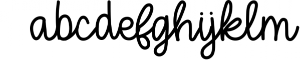 January - A Modern Hand Drawn Script Font Font LOWERCASE