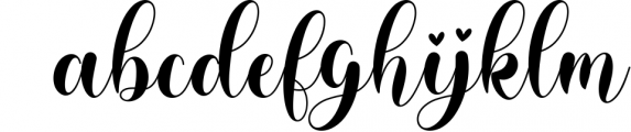 jacky betty | Lovely Calligraphy 4 Font LOWERCASE