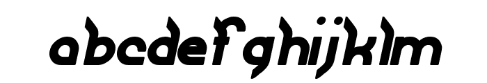 JAGUAR Bold Italic Font LOWERCASE