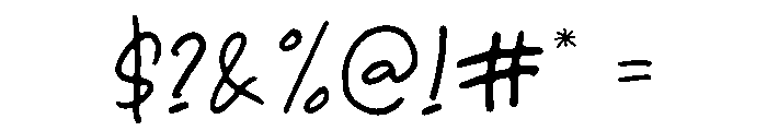 JAJON FONT Font OTHER CHARS