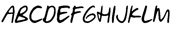 JAJON FONT Font UPPERCASE