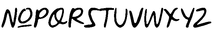 JAJON FONT Font UPPERCASE