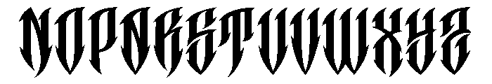 JAKEJARKOR - CRANEO Font LOWERCASE