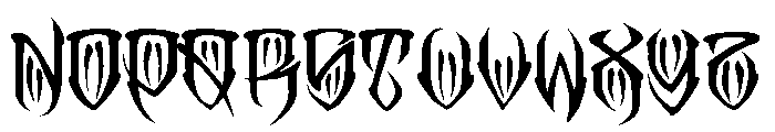 JAKEJARKOR - FELONA Font UPPERCASE