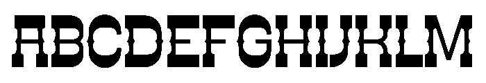 Jabanero Font UPPERCASE