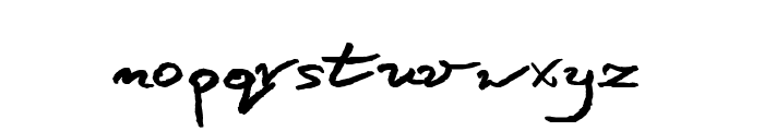 Jacek Zieba-Jasinski Italic Font LOWERCASE