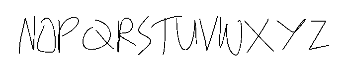 Jack No Fruit Font UPPERCASE