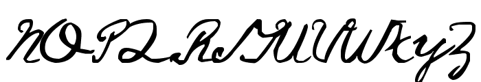 Jack Ripper Hand Font UPPERCASE