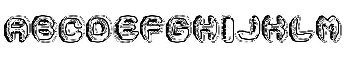 Jackdow Regular Font UPPERCASE