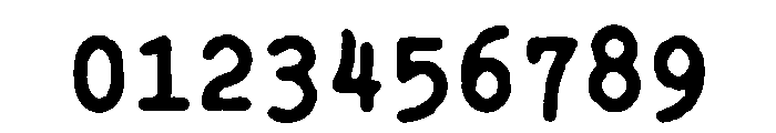Jackwrite Bold Font OTHER CHARS