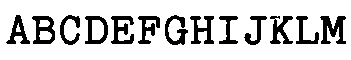 Jackwrite Font UPPERCASE