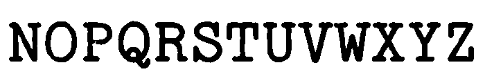 Jackwrite Font UPPERCASE