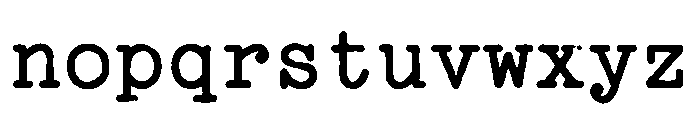 Jackwrite Font LOWERCASE