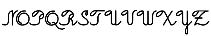 JacobCursive Font UPPERCASE