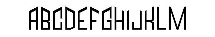Jagged Font UPPERCASE