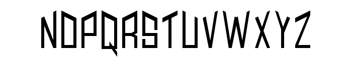 Jagged Font LOWERCASE