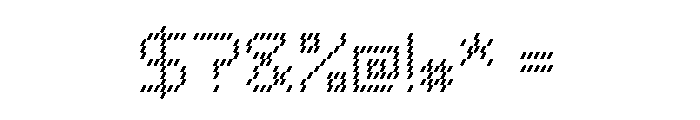 Jagger Regular Font OTHER CHARS