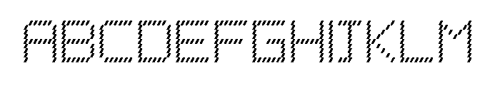 Jagger Regular Font UPPERCASE