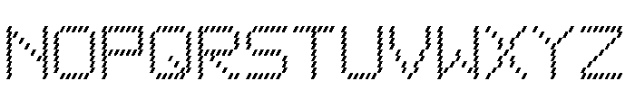 Jagger Regular Font UPPERCASE