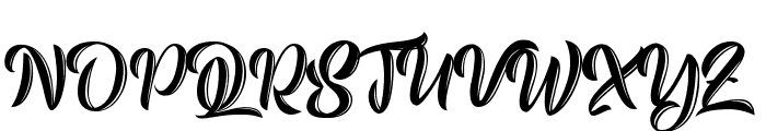 Jaillemon Demo Font UPPERCASE