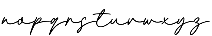 Jakarta Signature Font LOWERCASE