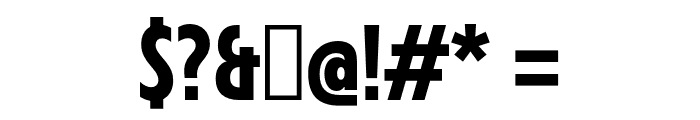 Jakob Semi-Condensed Font OTHER CHARS
