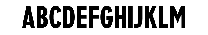Jakob Semi-Condensed Font UPPERCASE