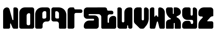Jakusty Display Font LOWERCASE