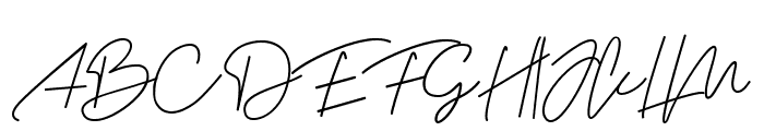 Jalliestha Signature DEMO Font UPPERCASE