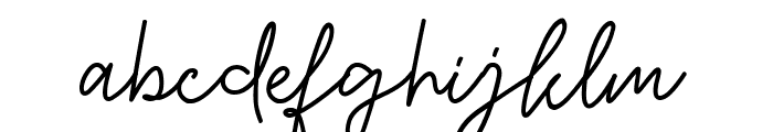 Jalliestha Signature DEMO Font LOWERCASE