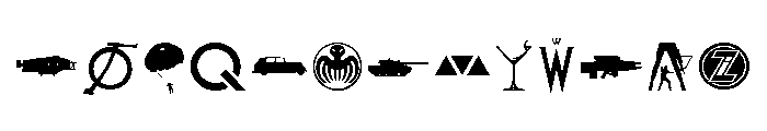 James Bond 007 Regular Font UPPERCASE