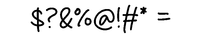 James School Font OTHER CHARS