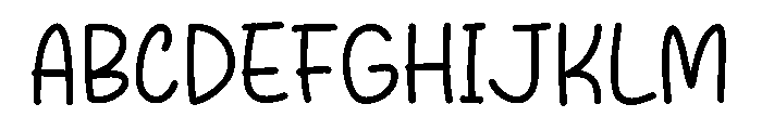 James School Font UPPERCASE