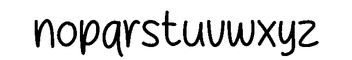 James School Font LOWERCASE