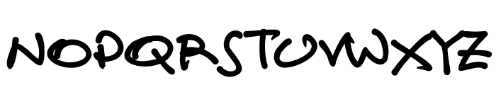 Jamie Handwriting Bold PERSONAL USE Regular Font UPPERCASE