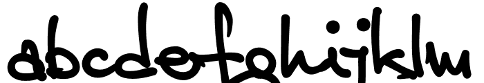 Jamie Handwriting Bold PERSONAL USE Regular Font LOWERCASE