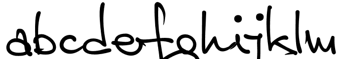 Jamie Handwriting Light PERSONAL USE Regular Font LOWERCASE
