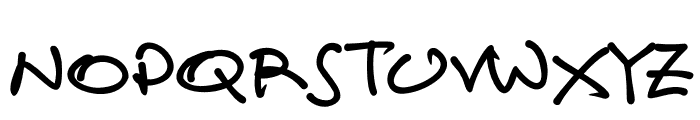Jamie Handwriting PERSONAL USE Regular Font UPPERCASE