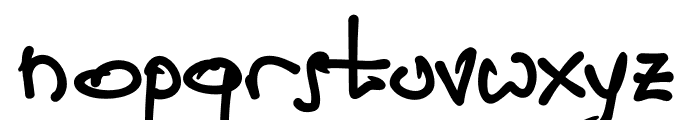 Jamie Handwriting PERSONAL USE Regular Font LOWERCASE