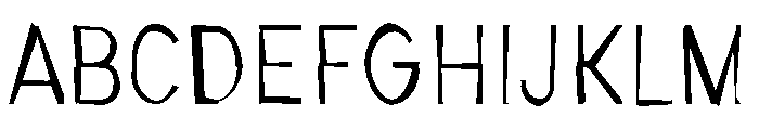 Jan Exodus regular Font UPPERCASE