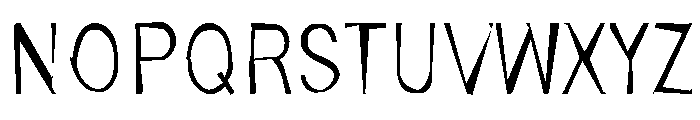 Jan Exodus regular Font UPPERCASE