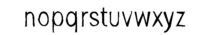Jan Exodus regular Font LOWERCASE