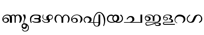 Janaranjani Regular Font LOWERCASE