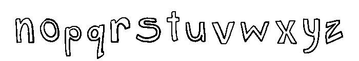 Janber_sans Regular Font LOWERCASE