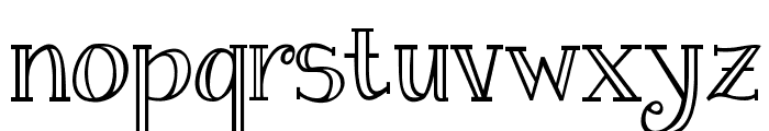 Janda Curlygirl Serif Font LOWERCASE