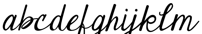Janda Elegant Handwriting Font LOWERCASE