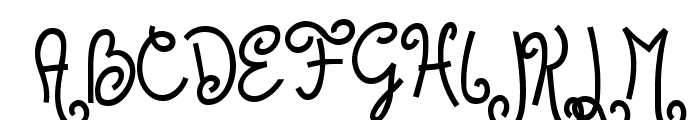 Jandles-Regular Font UPPERCASE