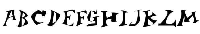 Jangly Bounce Font UPPERCASE