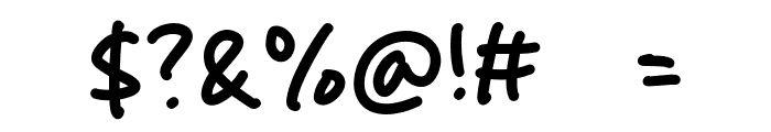January Strike Font OTHER CHARS